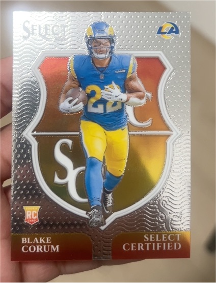 2024 Panini Select #25 Blake Corum Select Certified — front
