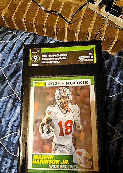2024 Panini Score #4 Marvin Harrison Jr. — front