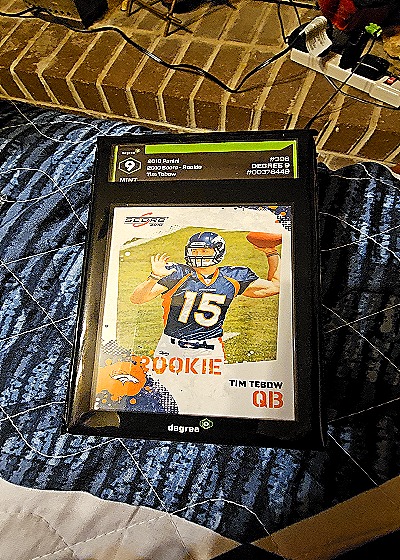 2010 Score #396 Tim Tebow Rookie — front