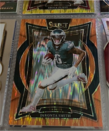 2024 Panini Select #51 Devonta Smith Concourse Level Philadelphia Eagles — front