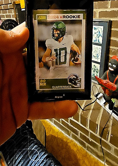 2024 Score #Rookie Bo Nix — front