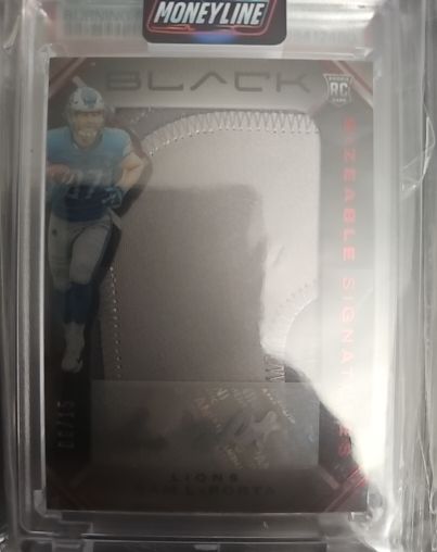 2023 Panini Black Sizeable Signatures #SSRJ22 Sam LaPorta — front