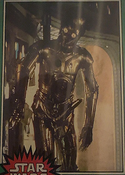 1977 Topps Star Wars #1 C-3PO — front
