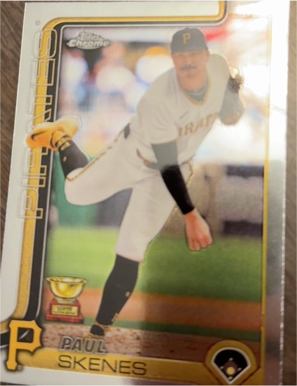 2025 Topps Chrome #300 Paul Skenes Rookie Cup — front