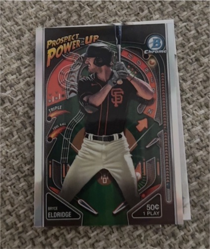 2024 Bowman Chrome #PP-19 Bryce Eldridge Prospect Power-Up — front