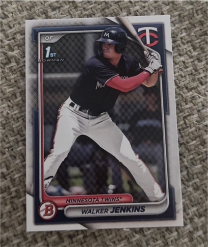 2024 Bowman #BP-43 Walker Jenkins — front