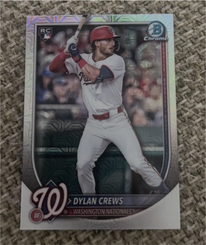 2025 Bowman Chrome #42 Dylan Crews — front