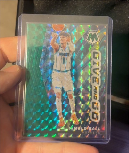 2022-23 Panini Mosaic #1 LaMelo Ball — front