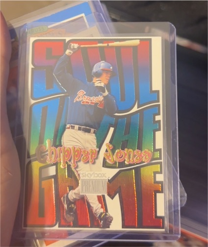 1999 SkyBox Premium #3SG Chipper Jones Soul of the Game — front