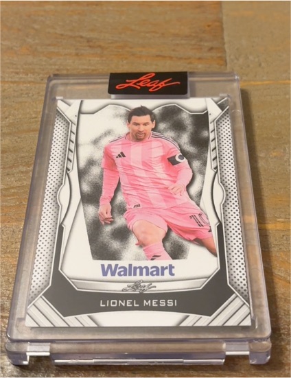 2024 Leaf Metal Soccer Lionel Messi Walmart Insert — front