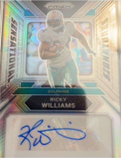 2024 Panini Prizm Draft Picks Sensational Signatures Ricky Williams — front