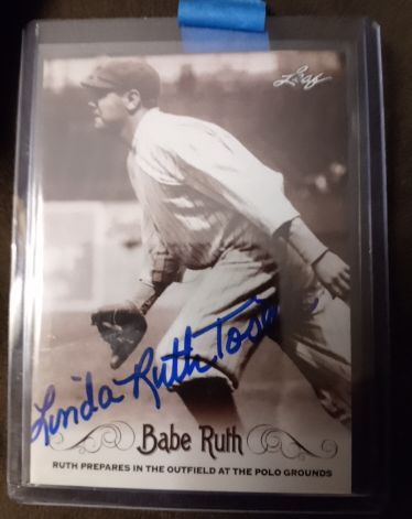 2016 Leaf Babe Ruth Collection #34 Babe Ruth — front