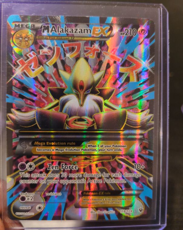 2016 Pokémon XY Fates Collide #118 Mega Alakazam EX — front