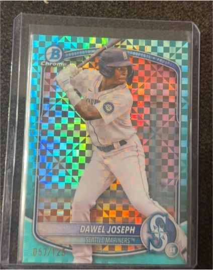 2025 Bowman Chrome Prospects #BCP-8 Dawel Joseph — front