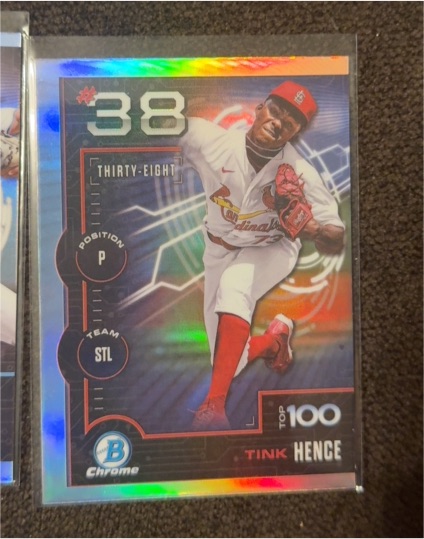 2025 Bowman Chrome #BTP-38 Tink Hence — front