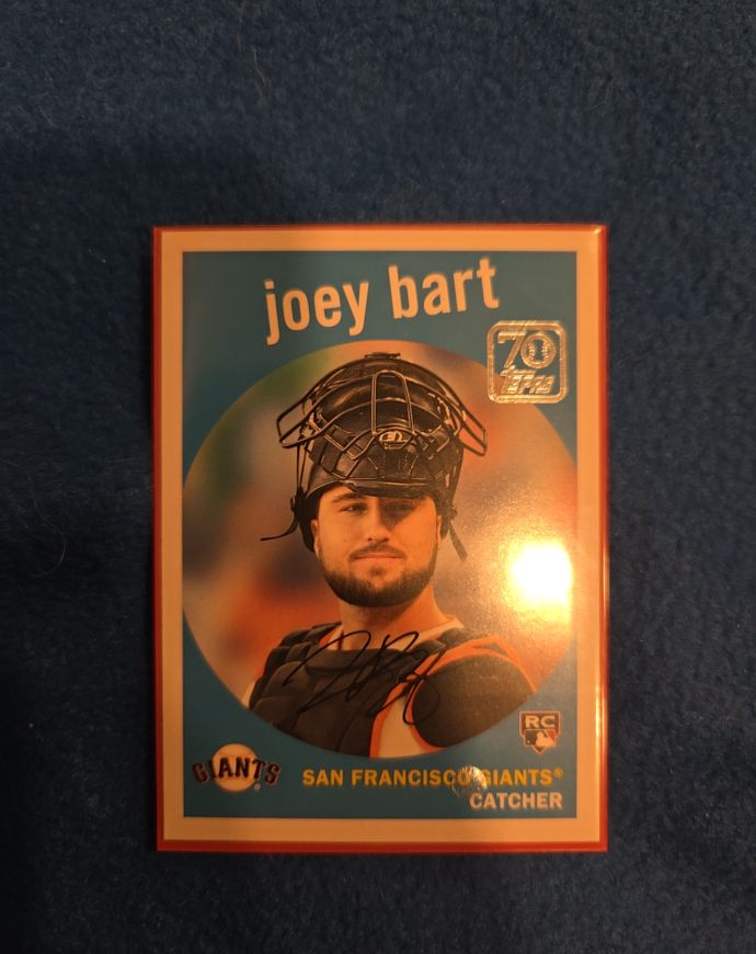 2021 Topps Update 70 Years of Topps #70YT-9 Joey Bart — front