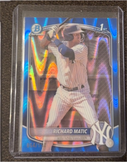 2025 Bowman Chrome #BCP-71 Richard Matic — front
