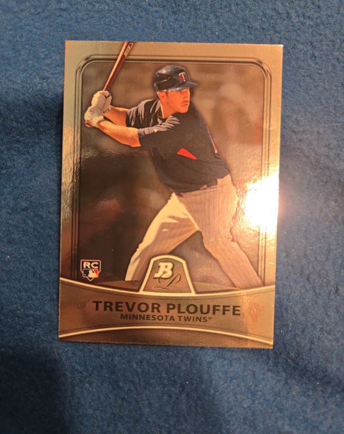2010 Bowman Platinum #77 Trevor Plouffe — front