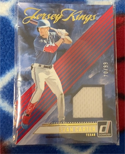 2024 Donruss Jersey Kings #JK-EC Evan Carter — front