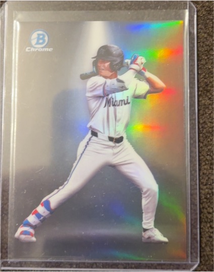 2023 Bowman Chrome Bowman Spotlights #BS-? Unidentified Miami Player — front