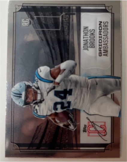 2024 Topps Signature Class #GA-8 Jonathon Brooks — front