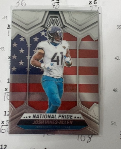 2024 Panini Mosaic #268 Josh Hines-Allen — front