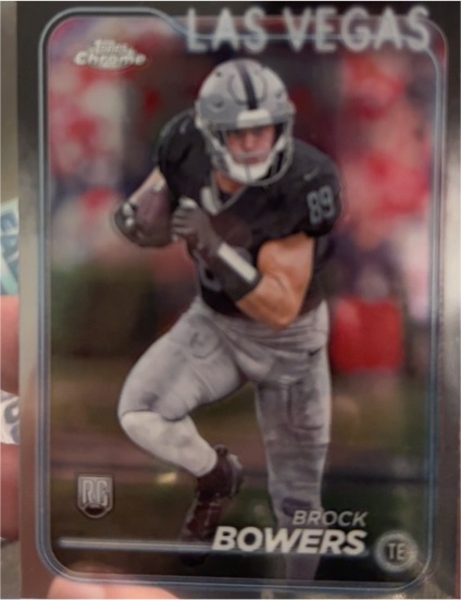 2024 Topps Chrome #207 Brock Bowers — front