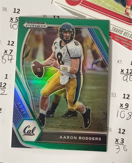 2021 Panini Prizm Draft Picks #15 Aaron Rodgers — front