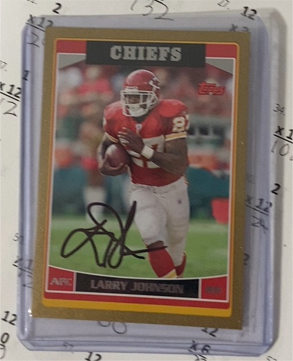 2006 Topps #62 Larry Johnson — front