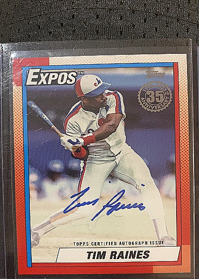 2025 Topps 1990 Topps #90B2-TR Tim Raines — front