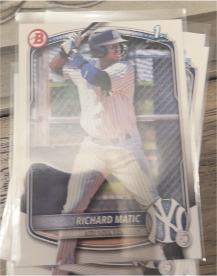 2025 Bowman #BP-71 Richard Matic — front