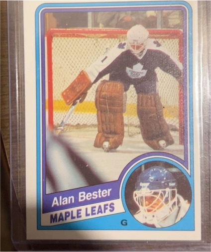 1984-85 O-Pee-Chee #297 Alan Bester — front
