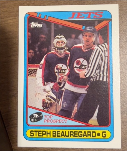 1990-91 Topps #223 Steph Beauregard — front