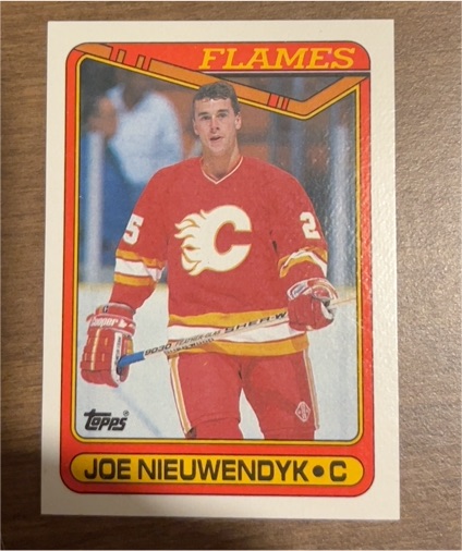 1990-91 Topps #87 Joe Nieuwendyk — front
