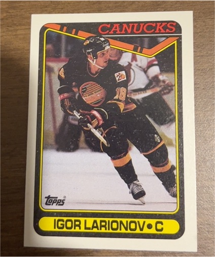 1990-91 Topps #359 Igor Larionov — front
