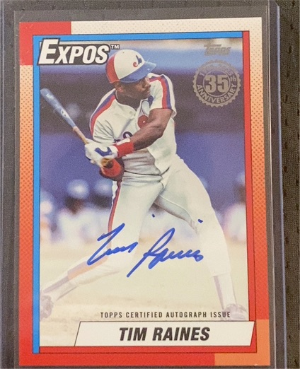 2025 Topps Series 2 35th Anniversary #90B2-TR Tim Raines — front