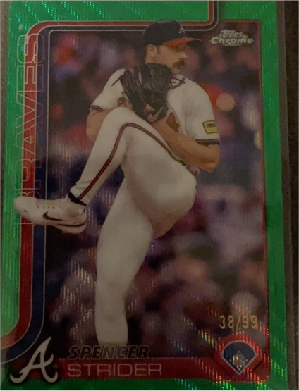 2025 Topps Chrome #46 Spencer Strider — front