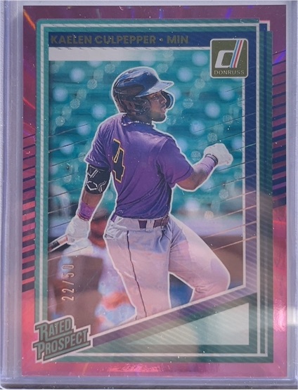 2025 Donruss Rated Prospects #120 Kaelen Culpepper — front