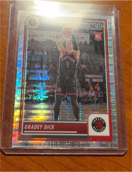 2023-24 Panini NBA Hoops Premium Stock #251 Gradey Dick — front