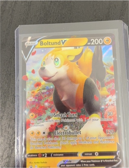 2022 Pokémon Boltund V #SWSH219 — front