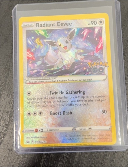 2022 Pokémon SWSH230 Radiant Eevee — front