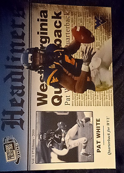 2009 Press Pass Vol. II #1 Pat White — front