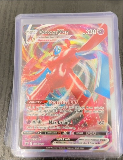 2022 Pokemon SWSH #SWSH267 Deoxys VMAX — front