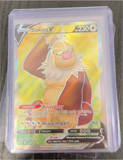 2022 Pokémon GO #077 Slaking V Full Art — front