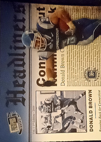 2007 Press Pass Collegiate #C-1 Donald Brown — front