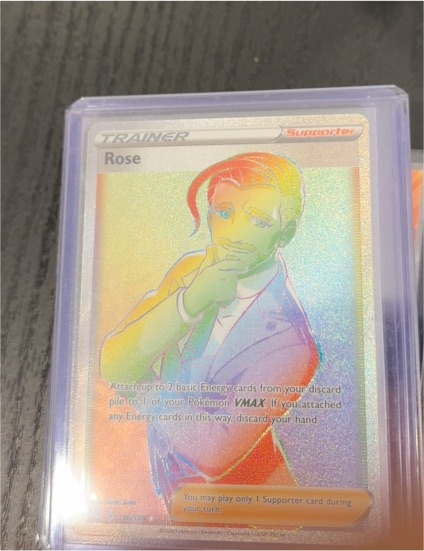 2020 Pokémon Sword & Shield Darkness Ablaze #196 Rose — front