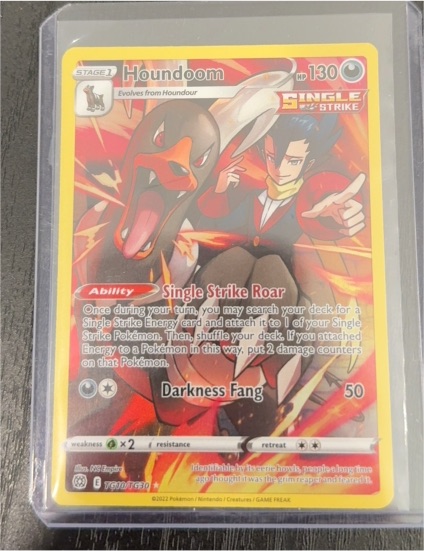 2022 Pokémon Brilliant Stars #TG10/TG30 Houndoom — front