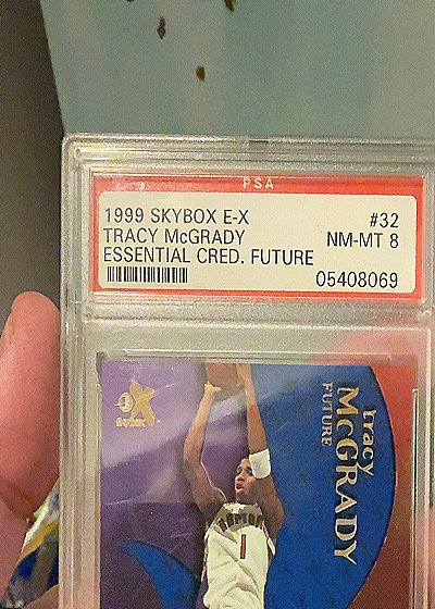 1999 Skybox E-X #32 Tracy McGrady Essential Cred. Future — front