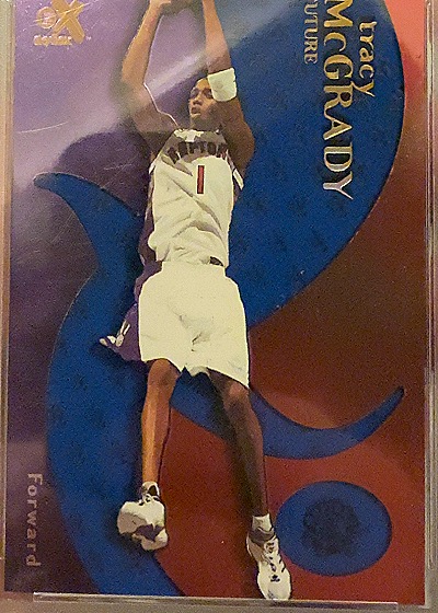 1999-00 Skybox E-X #32 Tracy McGrady — front