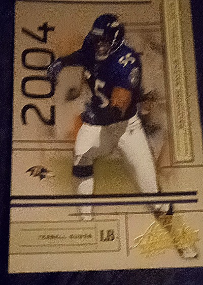 2004 Playoff Absolute Memorabilia Terrell Suggs # Baltimore Ravens — front